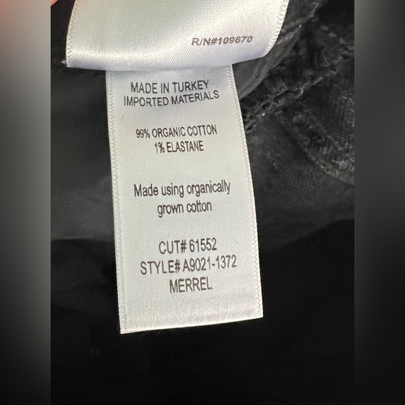 NWT Agolde Merrel Jean Mid Rise Straight Organic Cotton Black 23 - Picture 6 of 8